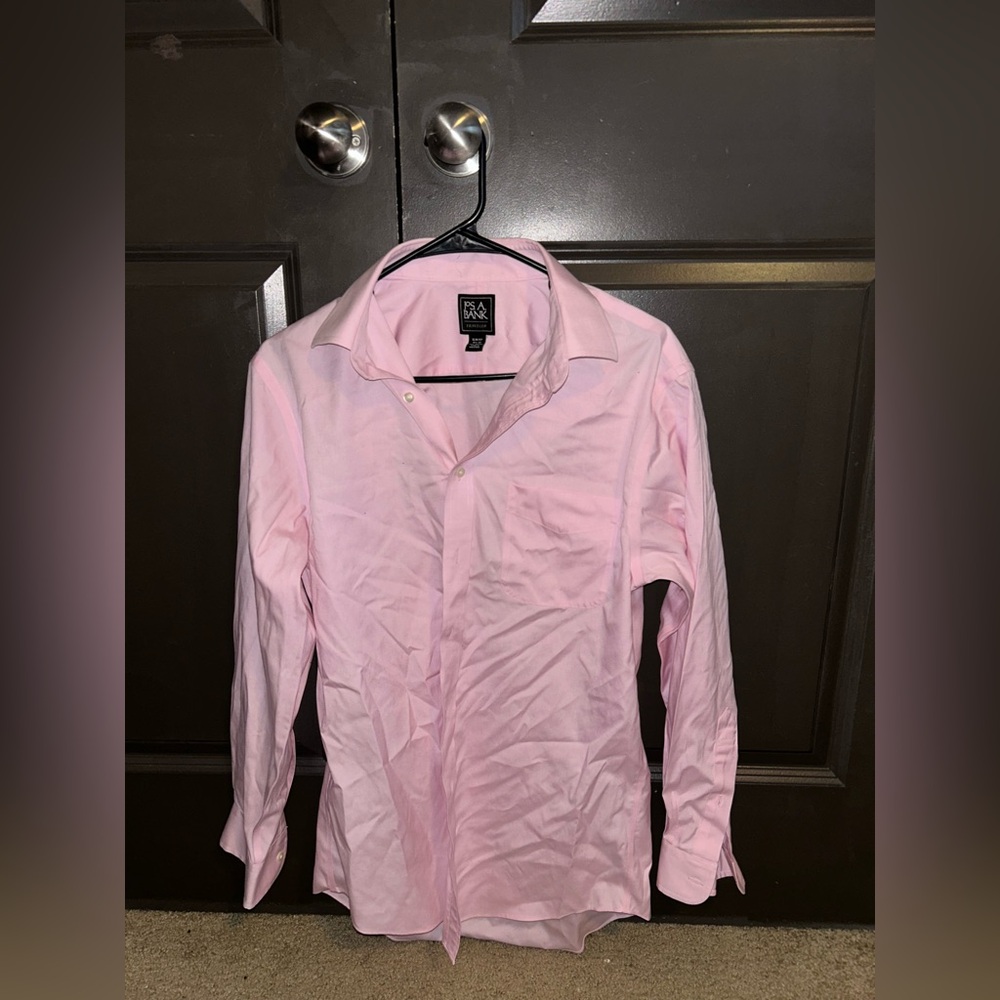 Jos. A. Bank Pink Lightweight Shirt Jacket